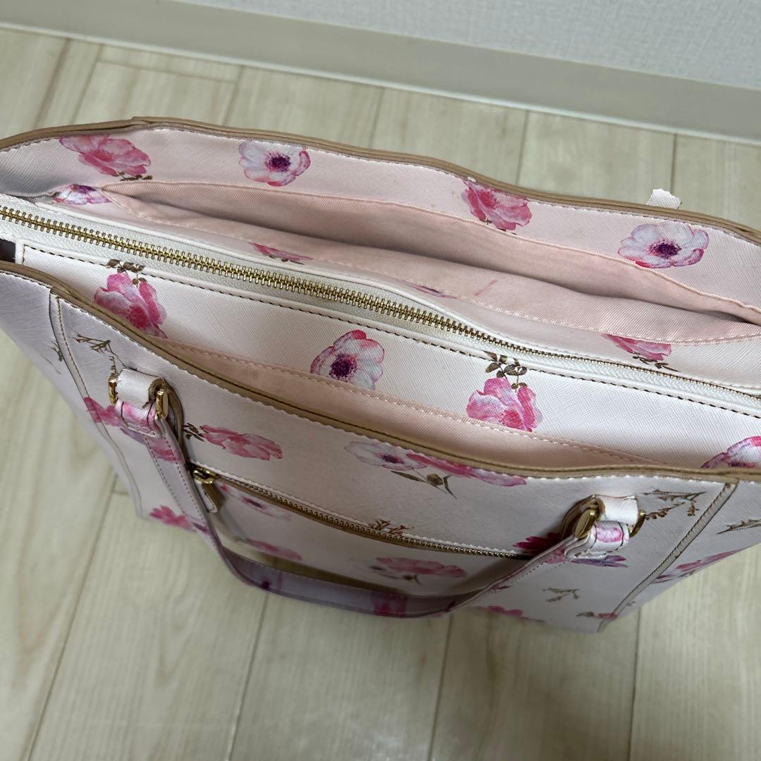 ミッシュマッシュ 花柄バッグ ピンク系