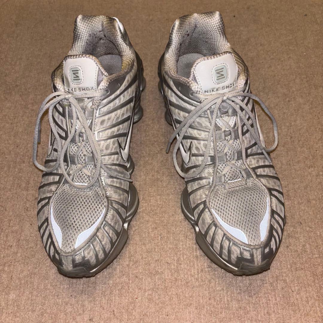 靴 Nike shox tl silver 28cm