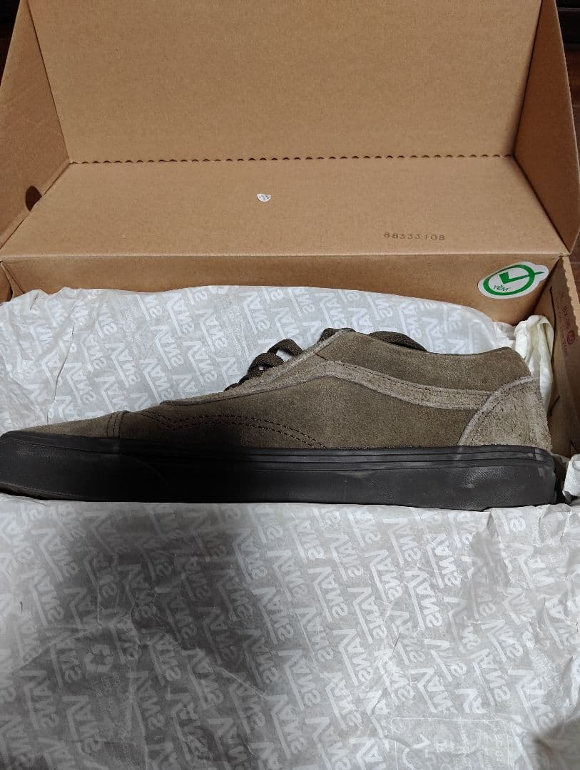 美中古 28cm VANS Old Skool Suede Mix TEAK