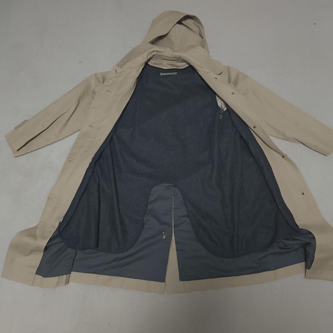 美品 MARGARET HOWELL ベージュ フード付き トレンチコート