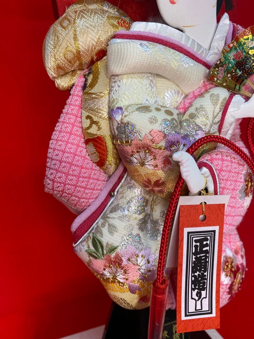 東京久月　羽子板ガラスケース１０号・サイズ　間口約２３×奥行約２１×高さ約４７㎝