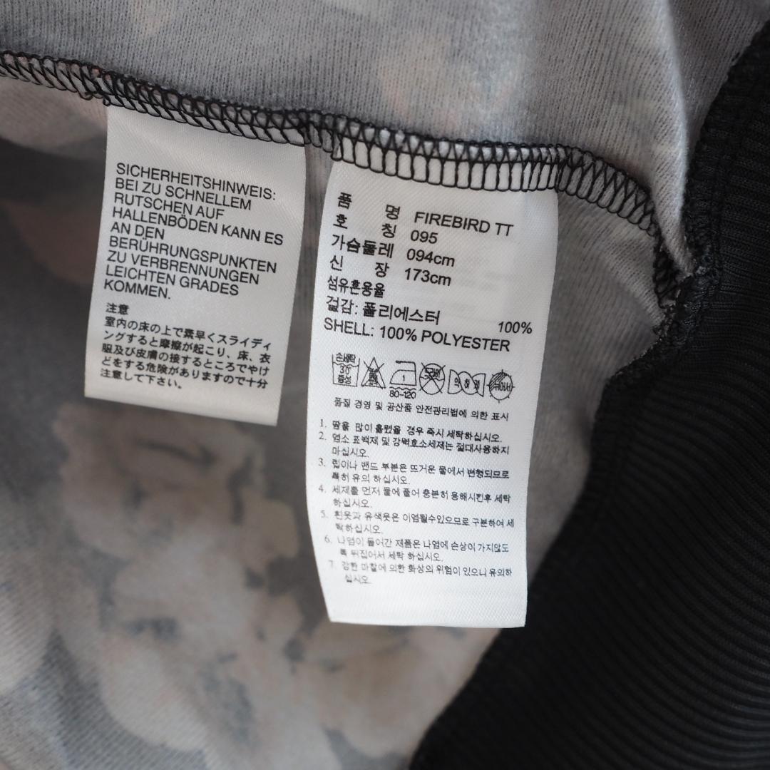 ★美品★adidas 花柄ジャージ XL　トラックジャケット　ファイヤーバード