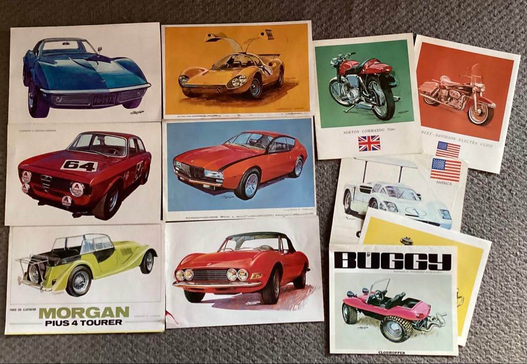 週刊平凡パンチ　綴じ込みページの切取り(1967年ごろ)