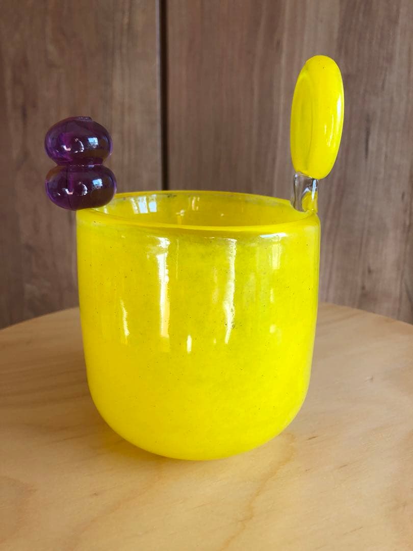 m*a様 Pampula vase 90mmイエローscope別注ポムポム　イッ