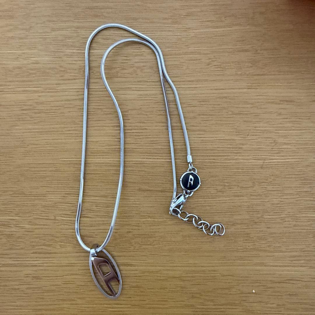 ディーゼルステンレススチールペンダントネックレス