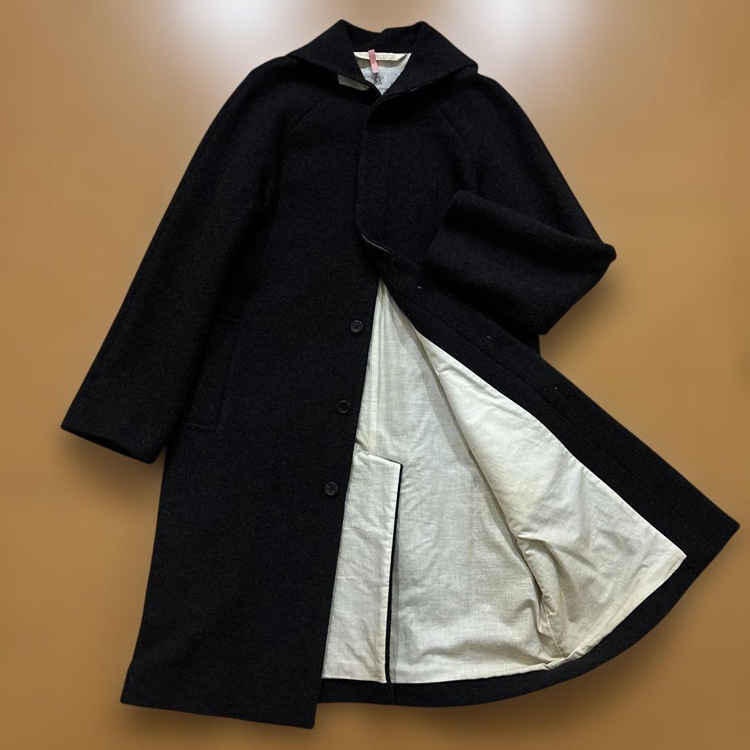 専用です　ツモリチサト　ウール100% ロングコート　セーラー　チャコール