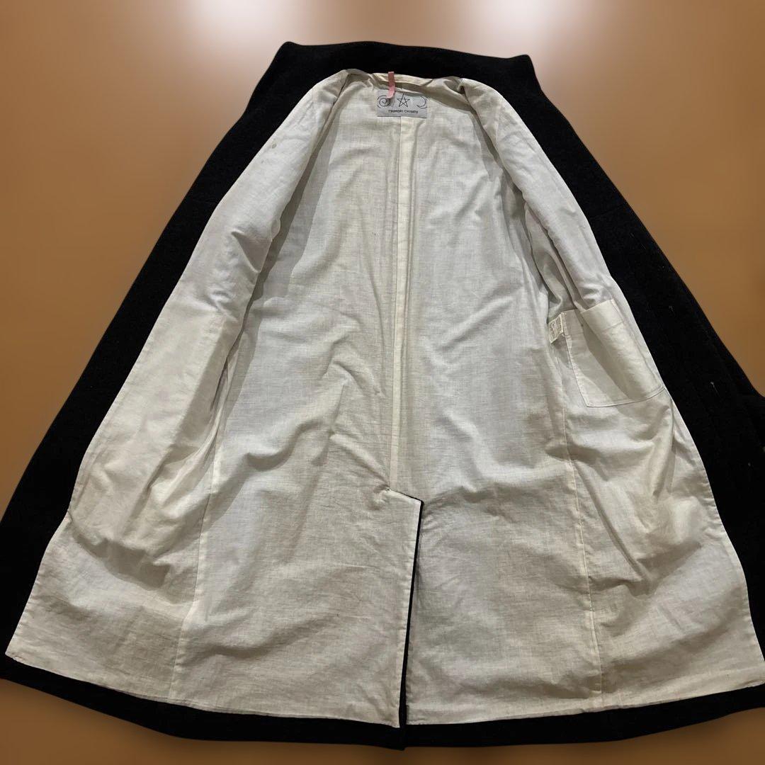専用です　ツモリチサト　ウール100% ロングコート　セーラー　チャコール