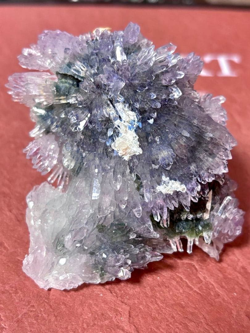 【希少】フラワーアメジスト 菊の華(ブラジル産) 原石 アメジスト