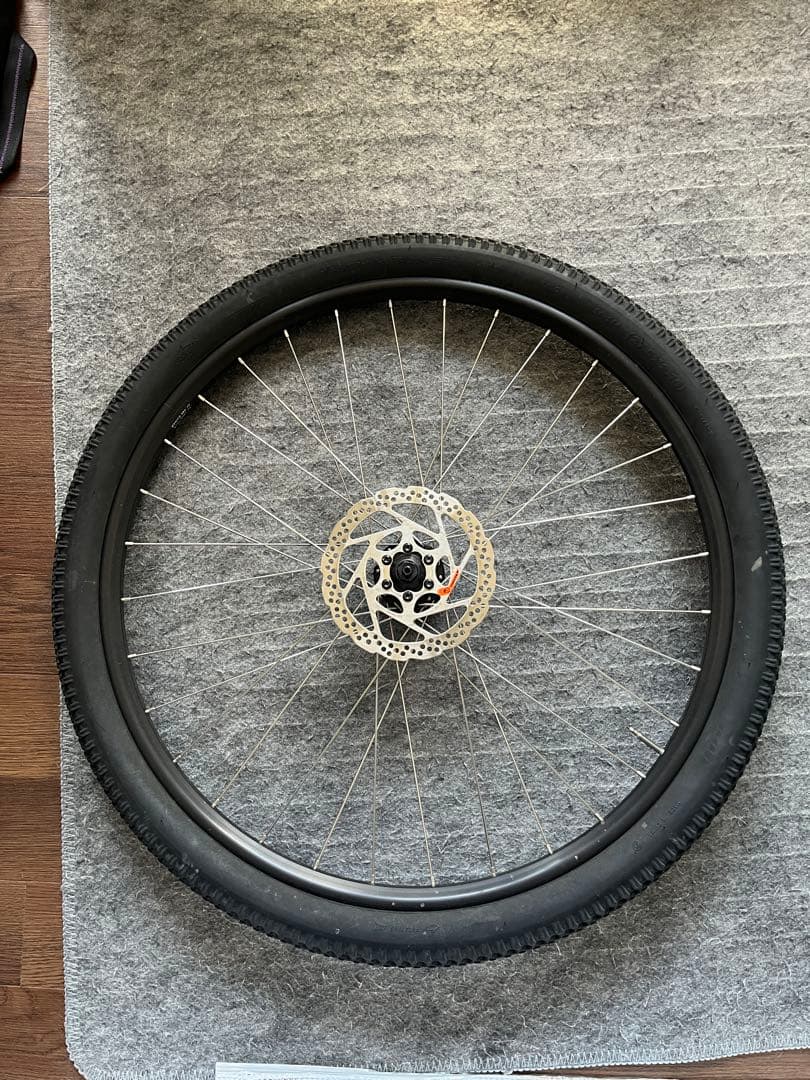 27.5*2.10 MTB 自転車ホイールセット タイヤ・ディスクローター付き