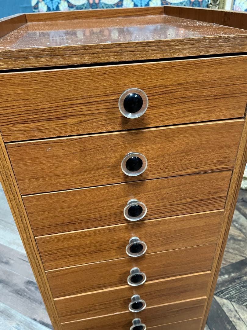 ミニチェスト 多収納 インテリア 当時物 引き出 昭和レトロ