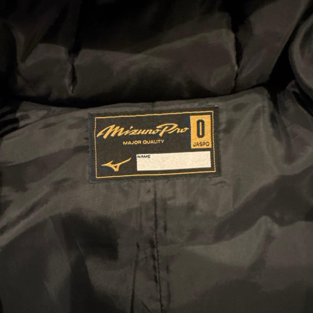 ミズノプロ ブレスサーモロングダウンコート　ブラック O