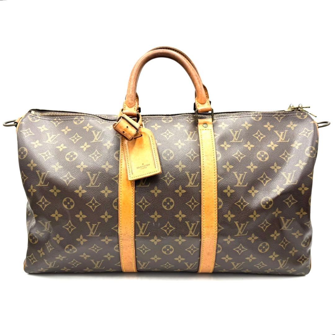 ルイヴィトン モノグラム キーポルバンドリエール 50 ボストンバッグ