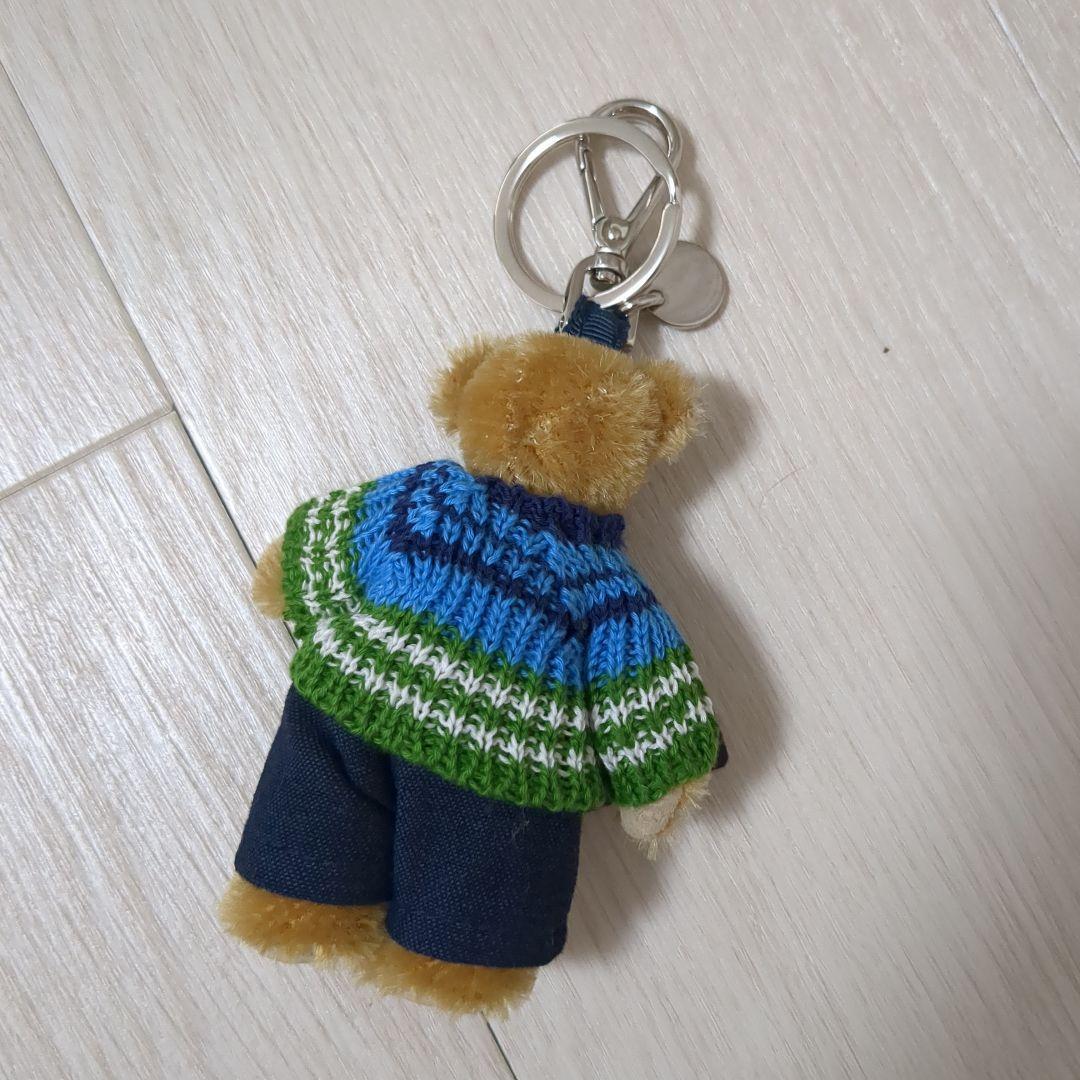 極美品 激レア プラダ PRADA 1ARD67 ベア キーホルダー