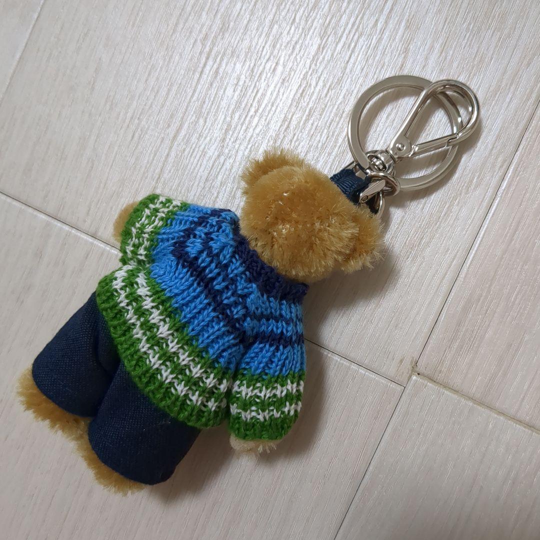 極美品 激レア プラダ PRADA 1ARD67 ベア キーホルダー