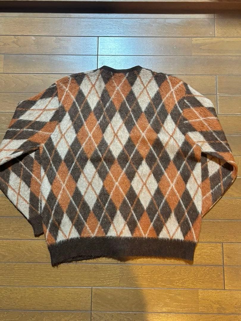 60s~70s sears KINGSROAD モヘアカーディガン アーガイル