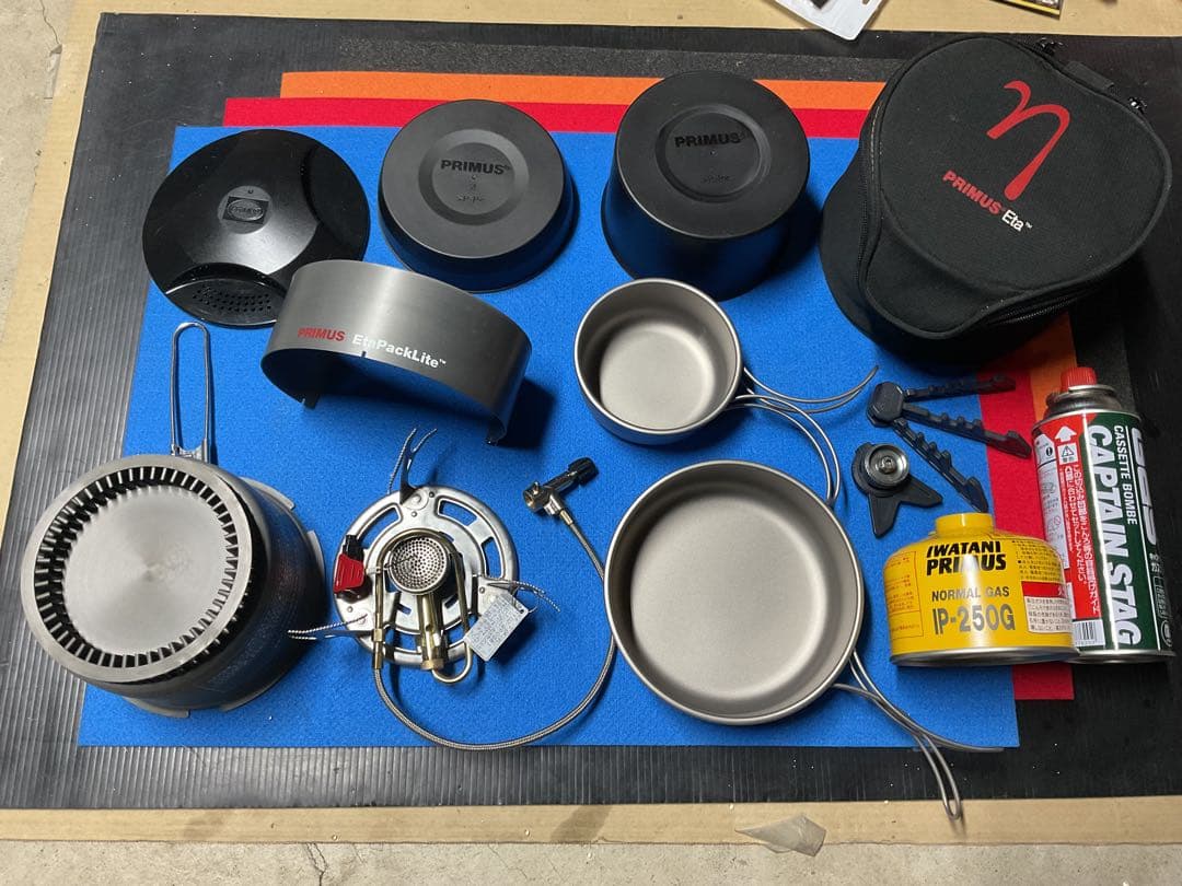 PRIMUS Eta pack light 動作良好美品&新品チタンクッカー２点