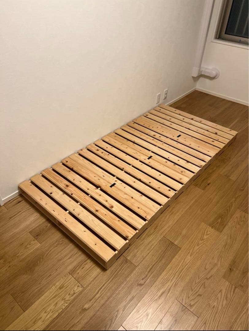 国産ひのき すのこベッド キングサイズ シングル使用可 東京都江東区引き取り希望