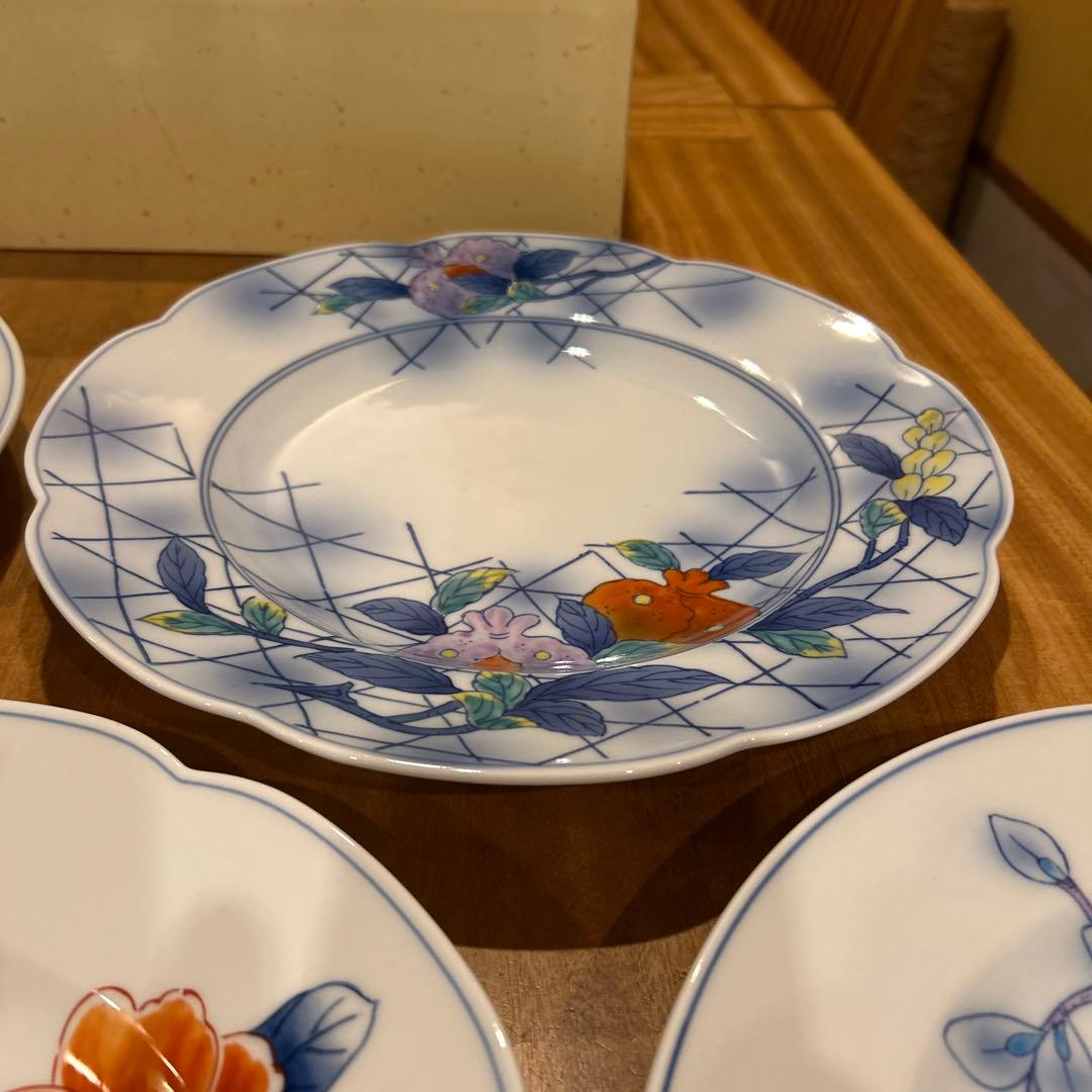 有田陶器市100回記念特別限定品　11代華山萬右衛門四季の器　五枚