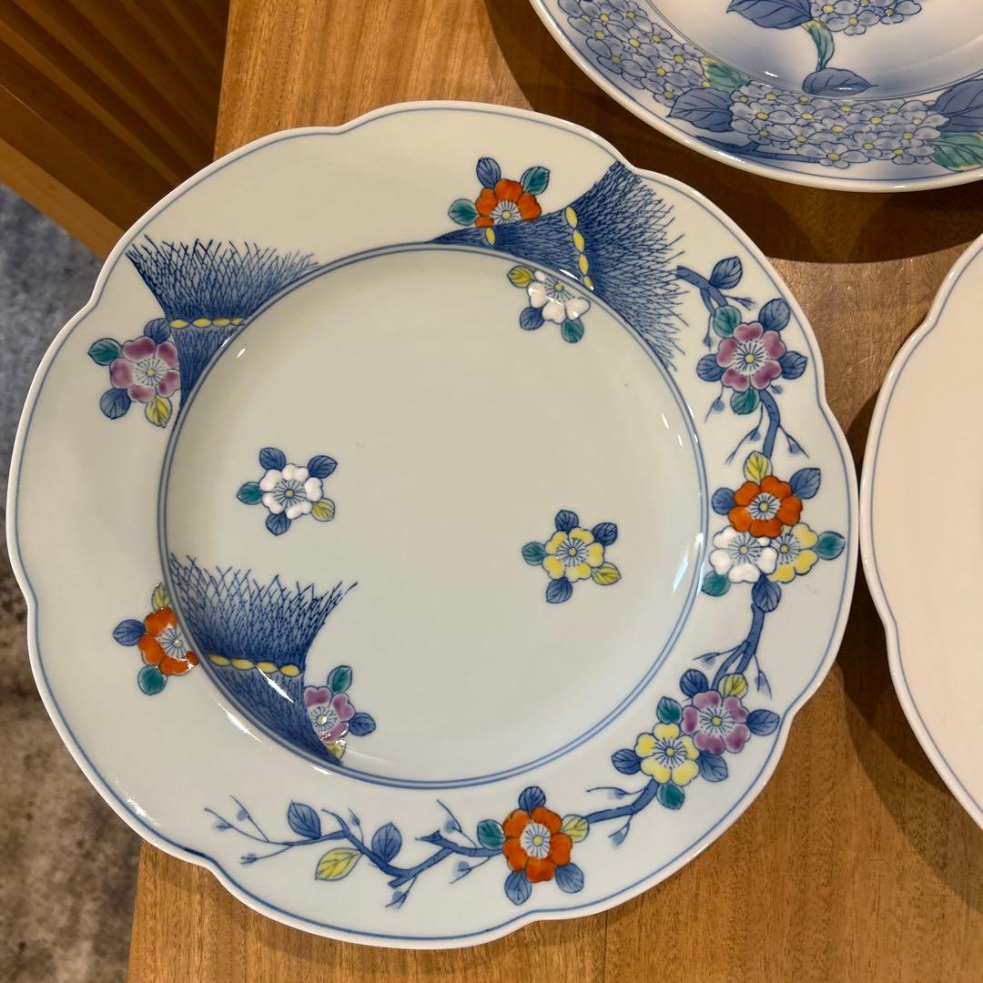 有田陶器市100回記念特別限定品　11代華山萬右衛門四季の器　五枚