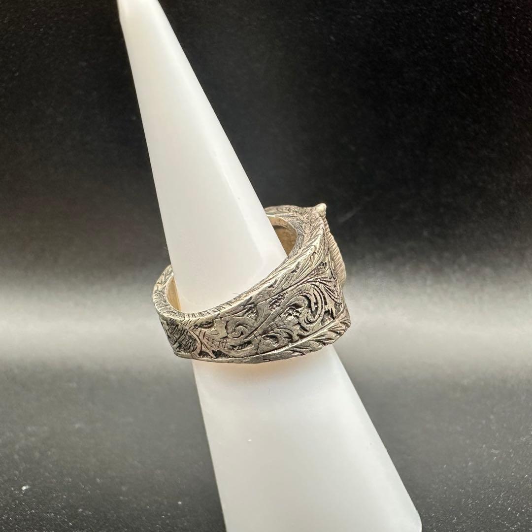 極美品✨　GUCCI　指輪　リング　タイガーヘッド　ロゴ　刻印　1509