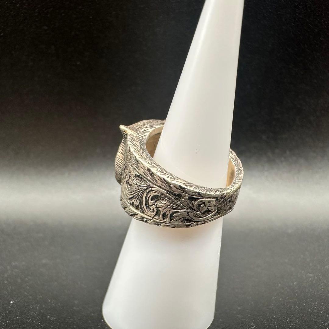 極美品✨　GUCCI　指輪　リング　タイガーヘッド　ロゴ　刻印　1509