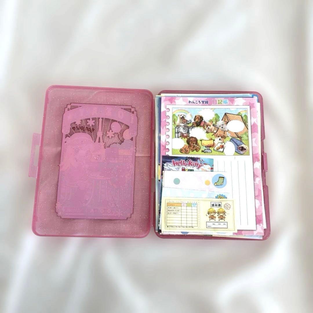 ⭐︎レア・希少⭐︎収納ケース付　平成女児 メモ帳交換 メモまとめ売り（全54枚)