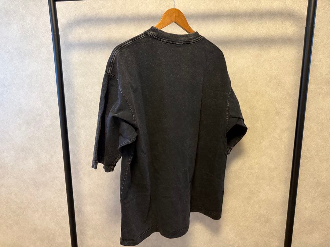 LYFT ワンポイントロゴ ビンテージエクストラビッグTシャツ ブラック