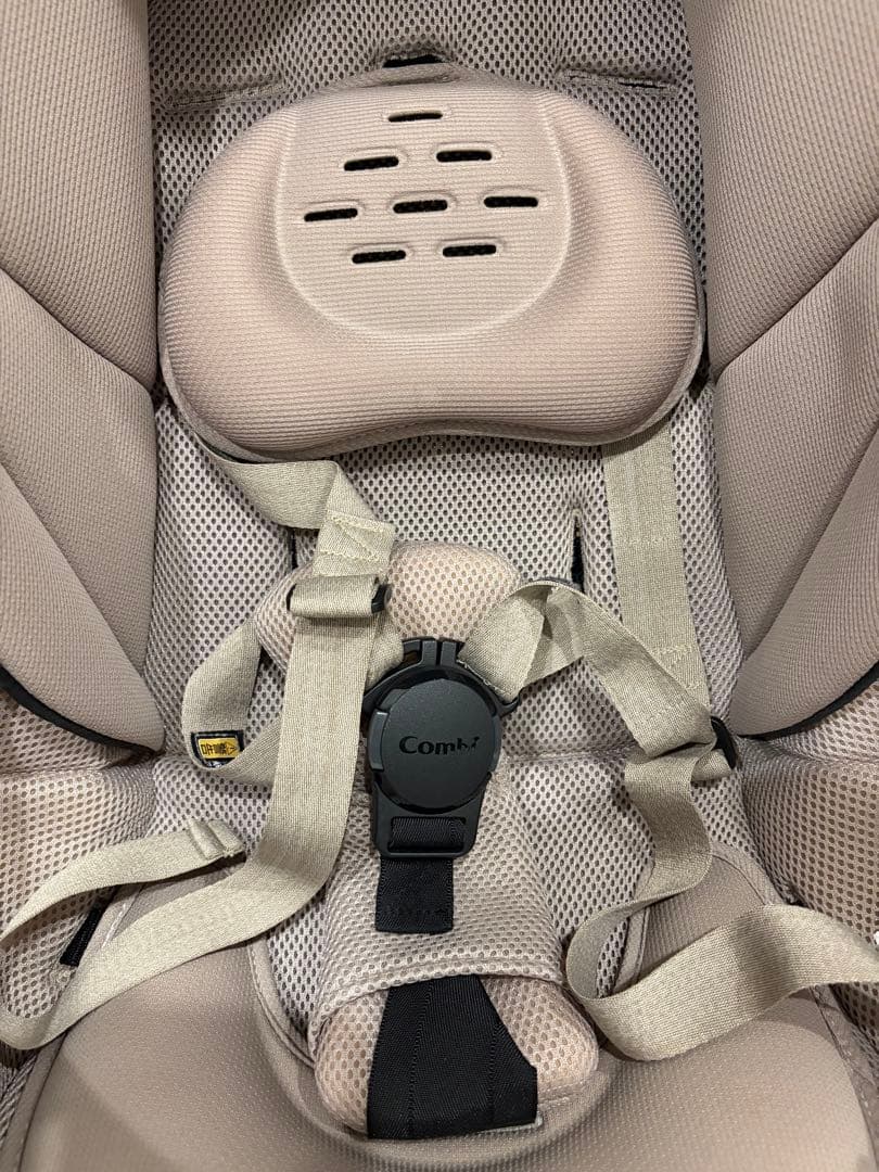 美品★combiスゴカル plus エッグショック HZ グレージュ ベビーカー