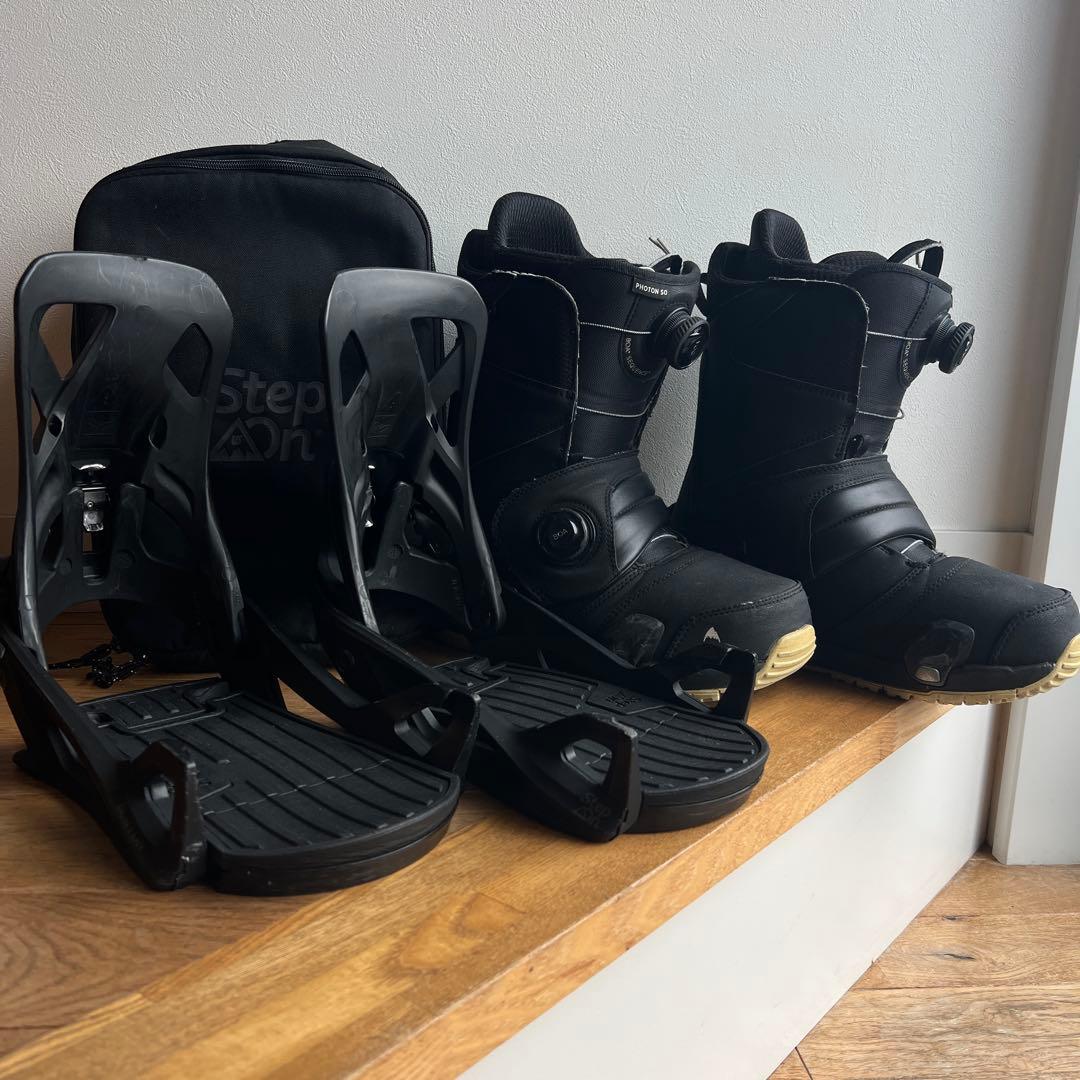 スノーボード BURTON STEP ON & PHOTON WIDE 28