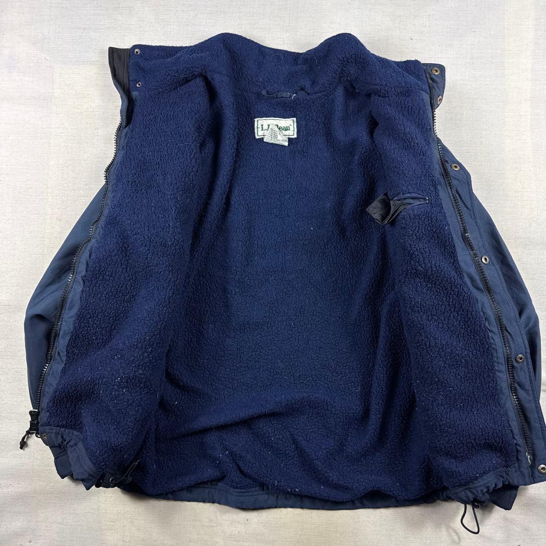 90s llbean シンサレート フィールドジャケット ナイロン デッキ M