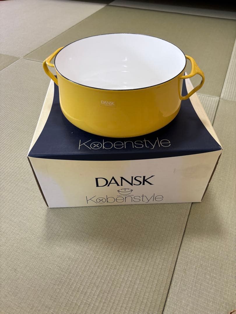 【新品未使用】DANSK ホーロー鍋 23cm 4Qt