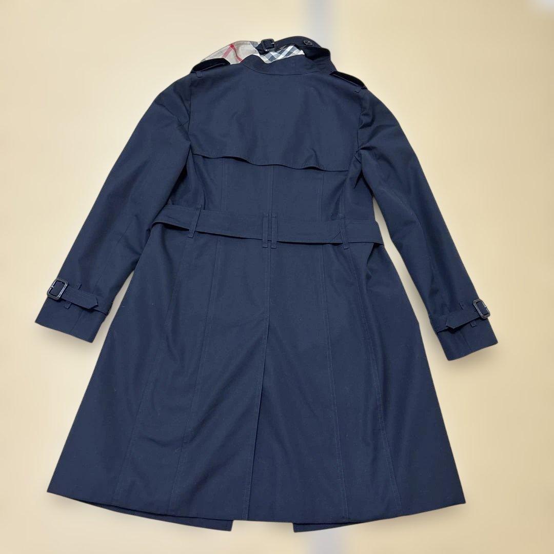 BURBERRYネイビー トレンチコート ダブルブレスト