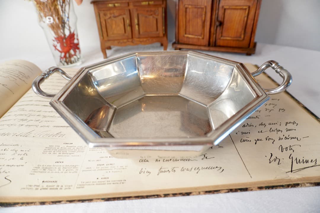 フランス ヴィンテージ オクトゴナル ボウル