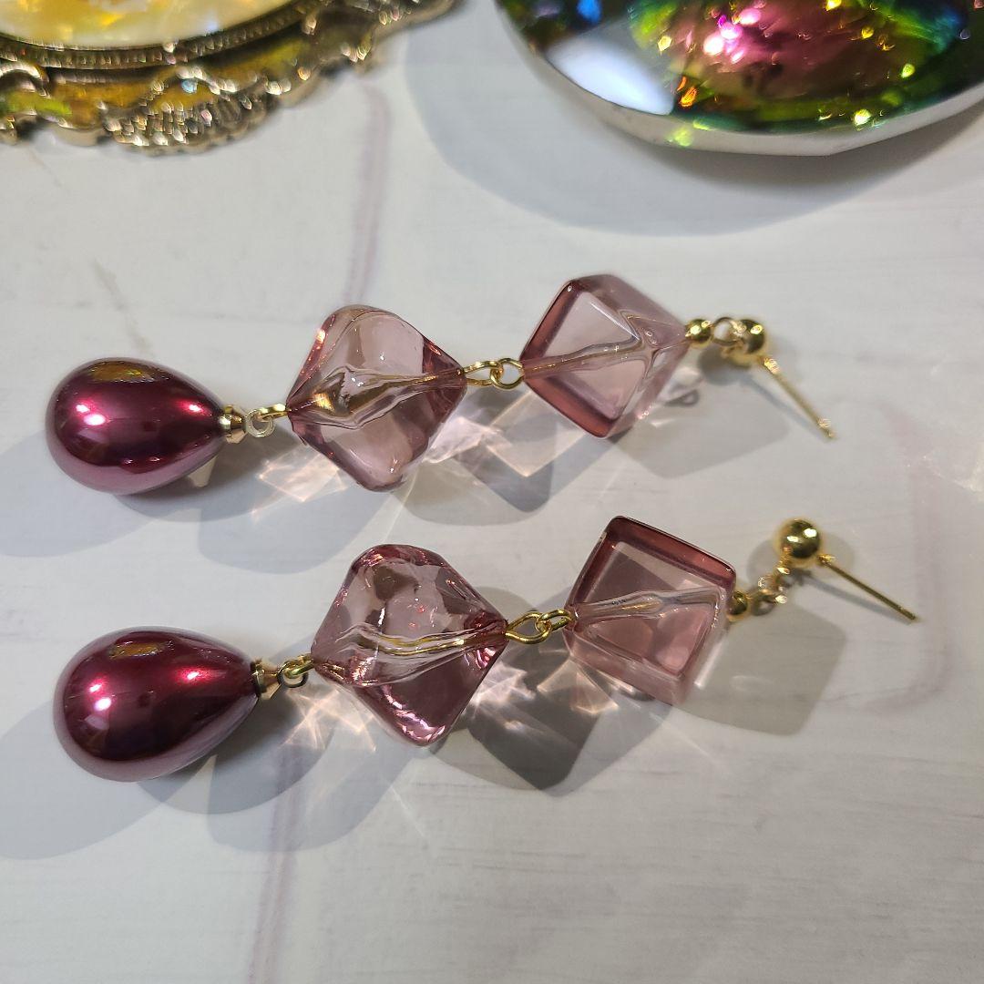 ハンドメイドピアス1910