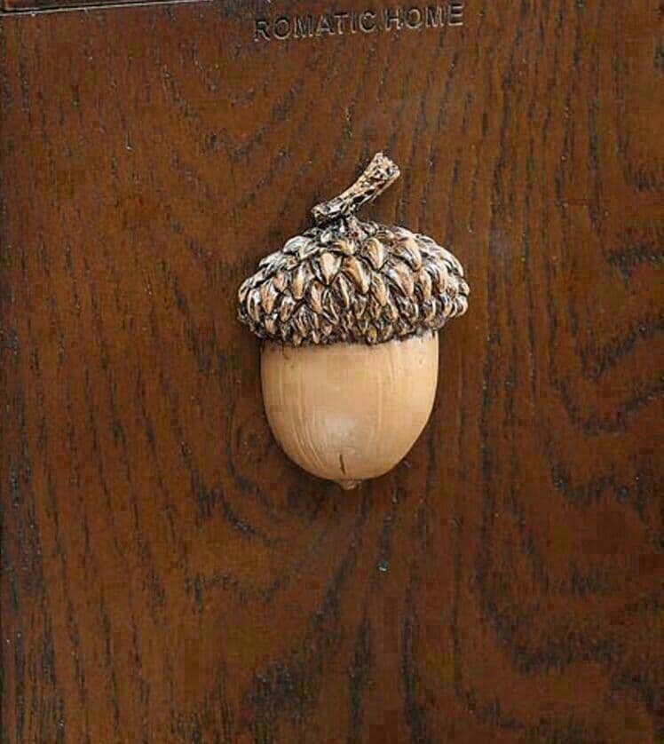 貯金箱 木の実のモチーフ 鍵付き 木製 レトロ ナチュラル雑貨 (どんぐり)6