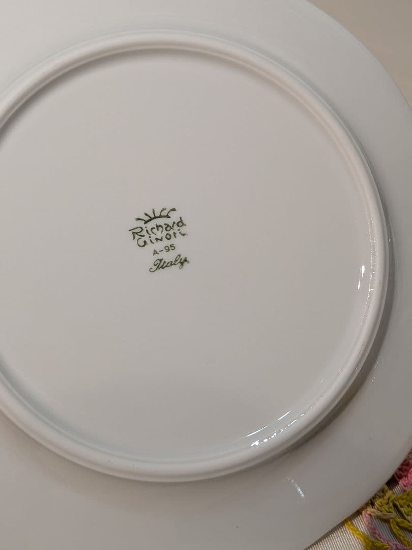 リチャードジノリ　カップ＆ソーサー　プレート　トリオ　いちご　ストロベリー　希少