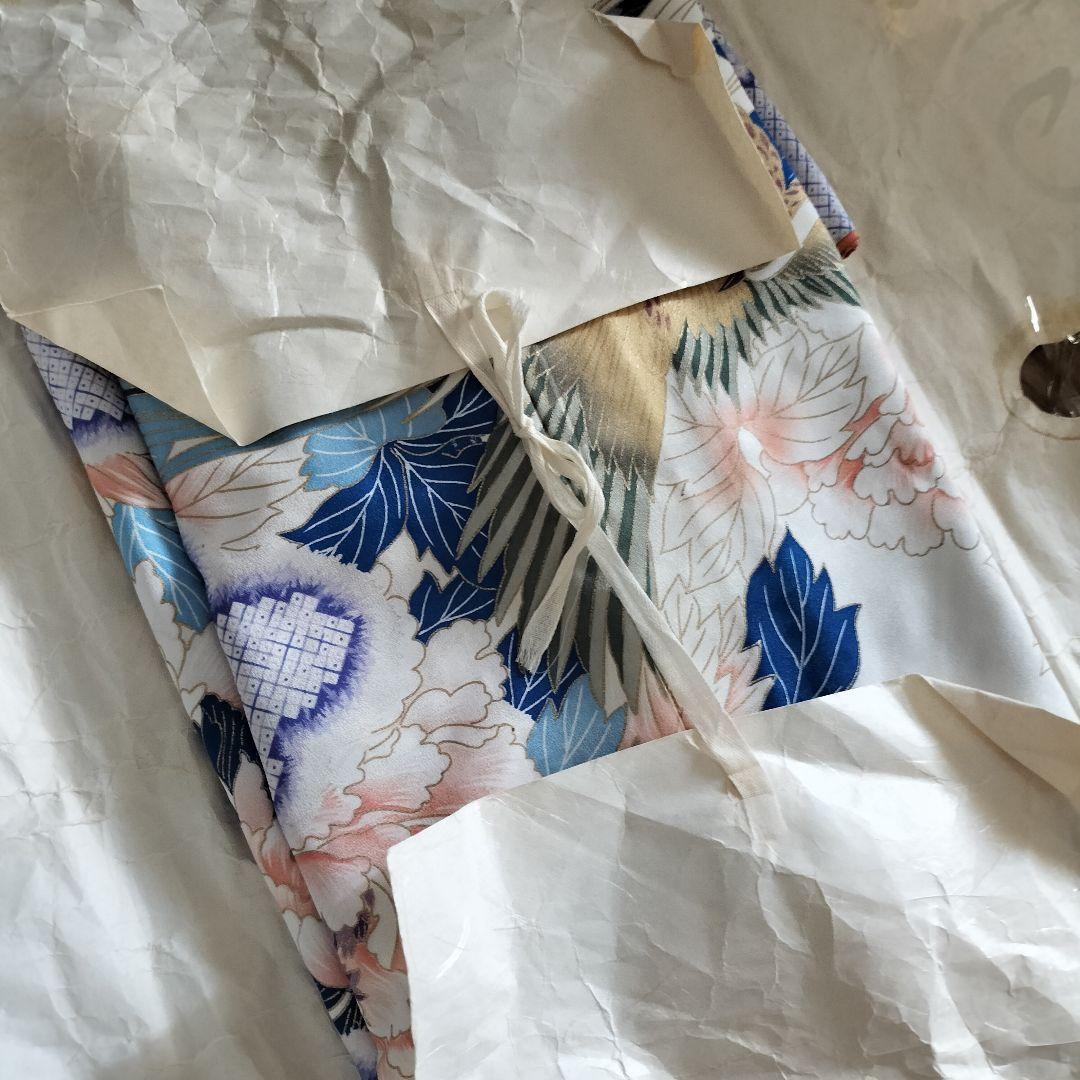 昭和レトロ 振袖　アンティーク　花と鳥