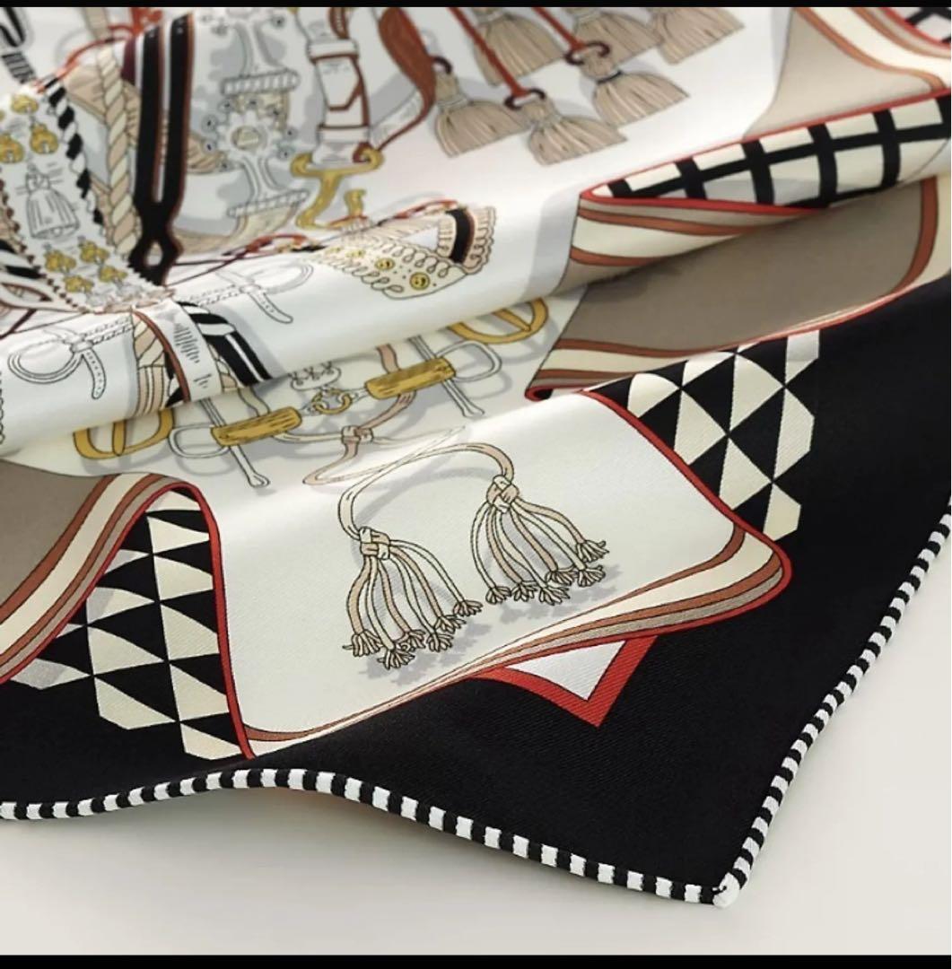 エルメス スカーフ カレ70 鞍職人の花束 シルク 2025春夏　新品未使用