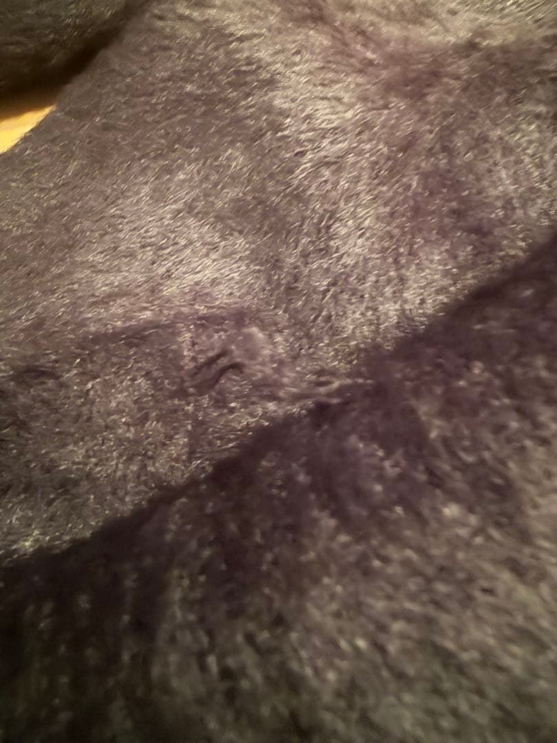 Stussy シャギーカーディガン　ブラック