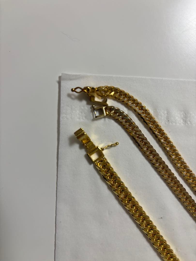 喜平　シルバー925 ネックレス　ブレスレット　金メッキ　k18 18k