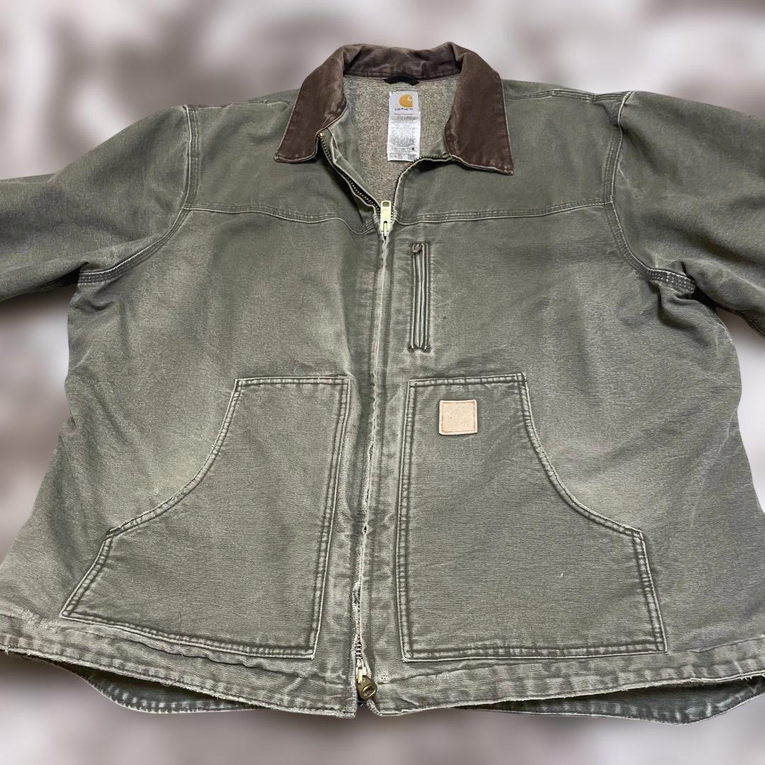 ト*サ様 11年メキシコ製Carhartt ワークジャケット C61ARG 2X