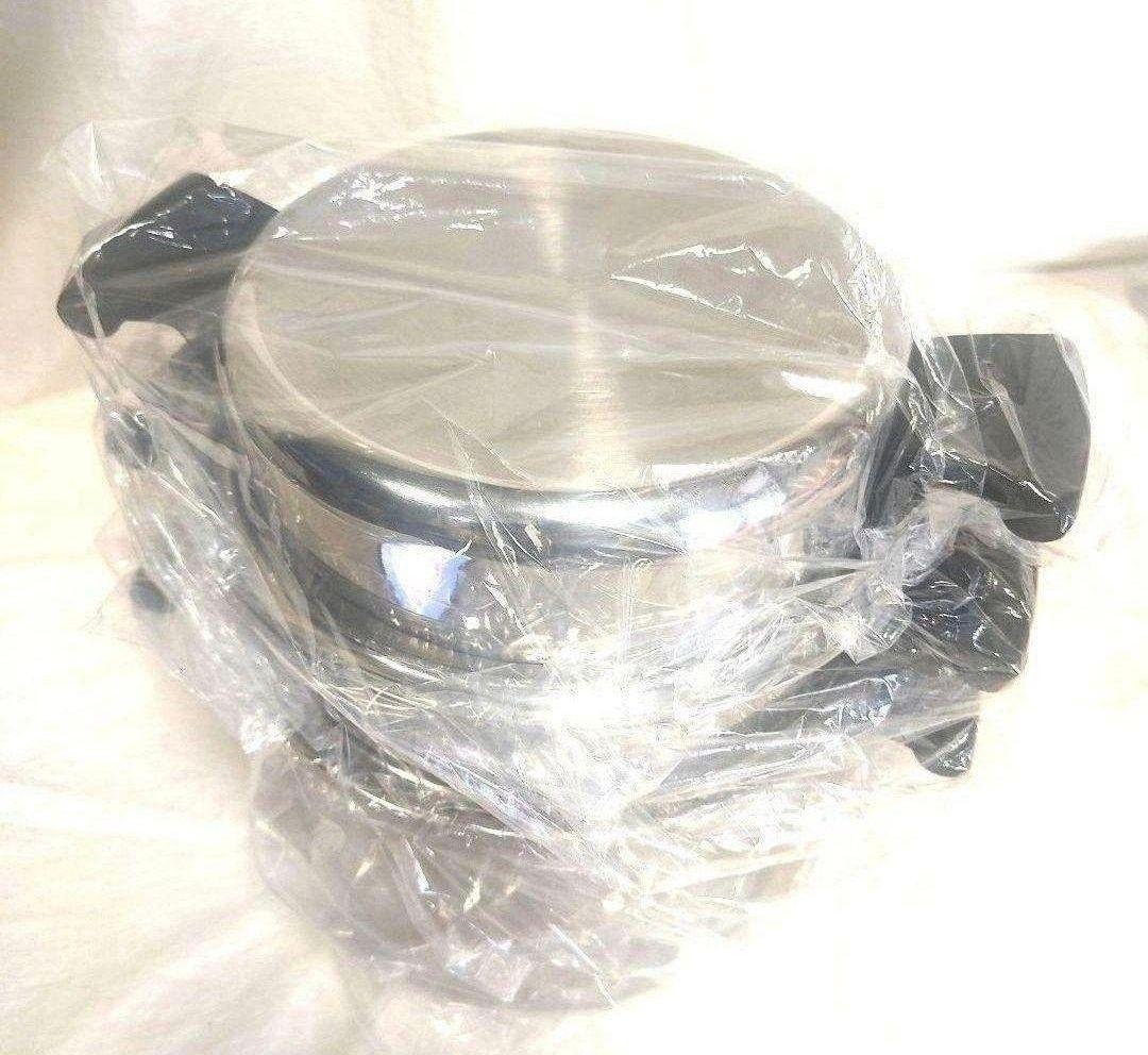 専用アムウェイ仕切り板万能カップ付き Amway 新品IH対応 4L 鍋セット↓