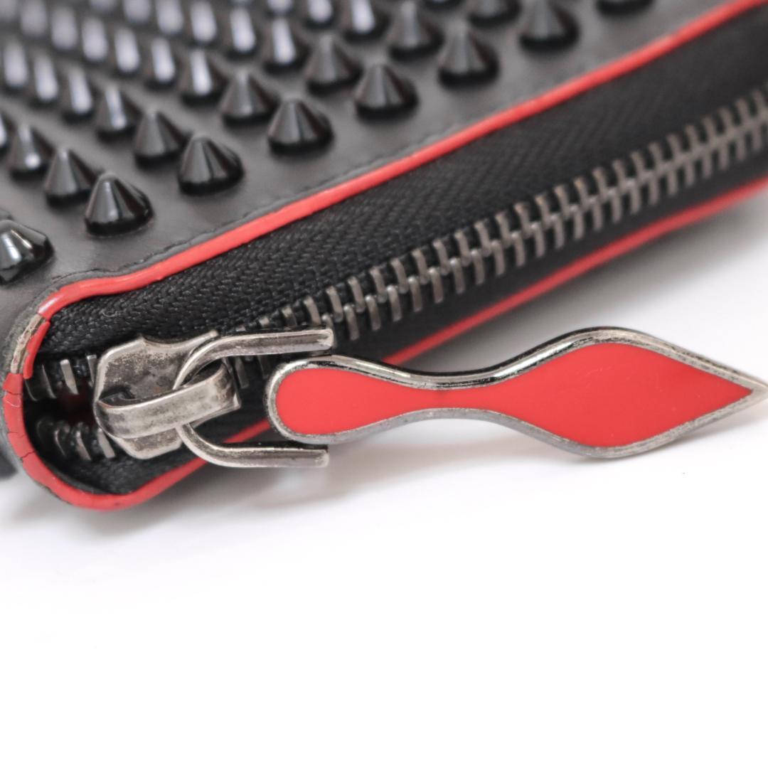 Christian　Louboutin　長財布　パネトーネ　レザー　ブラック