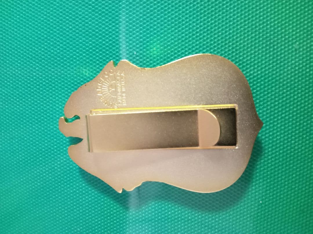 シークレットサービス特別捜査官ポリスバッジ クリップボルダー　ネックチェーン付き