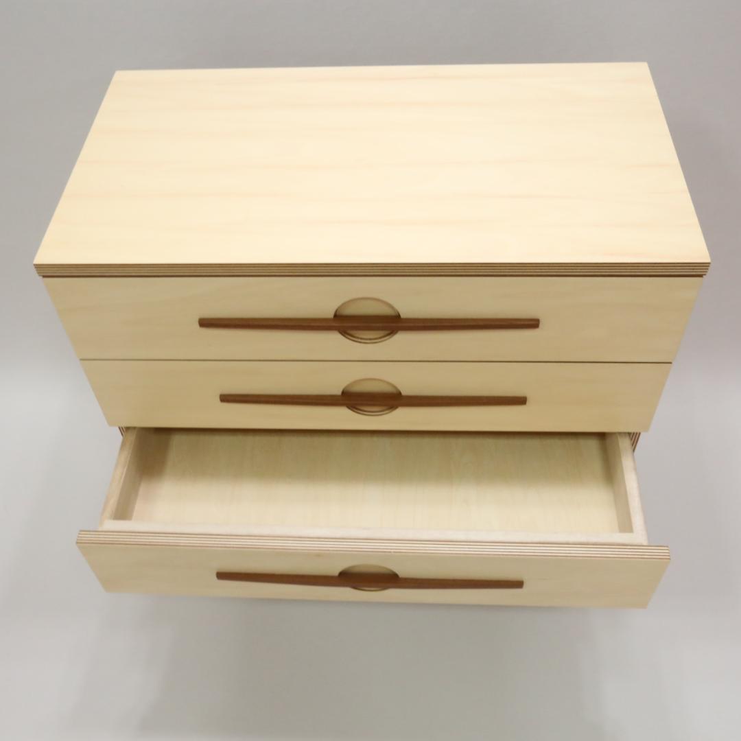 隠し収納付チェスト　ハンドメイド　02173