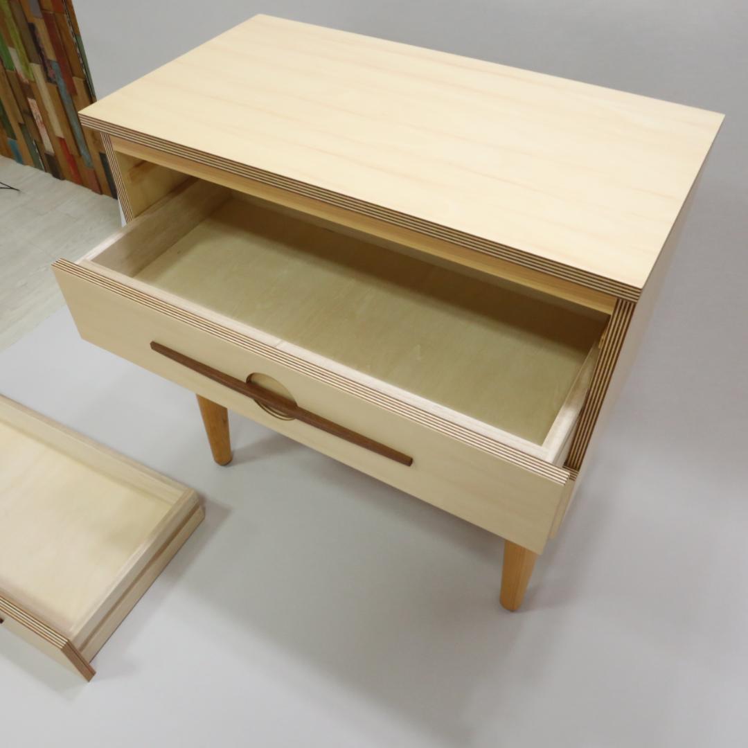 隠し収納付チェスト　ハンドメイド　02173