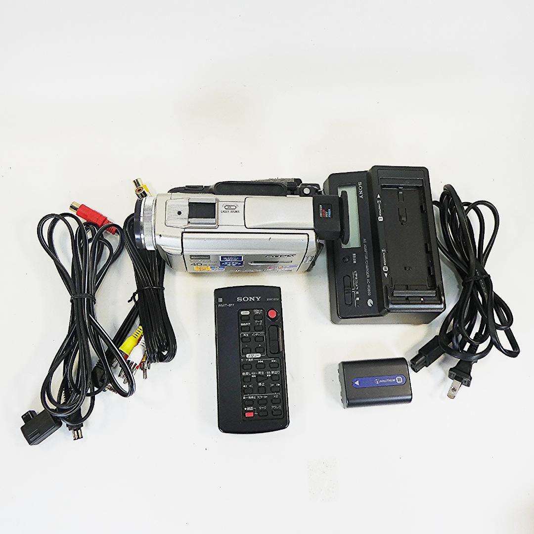 動作品ソニー DCR-TRV10 MiniDVビデオカメラ　DVDダビングに最適