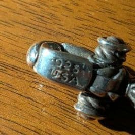 Leonard Kamhout シルクリンクブレスレット