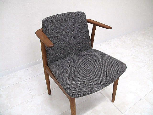 希少品　北欧名作　ハンス・オルセン チーク無垢 アームチェア NAヨルゲンセン社