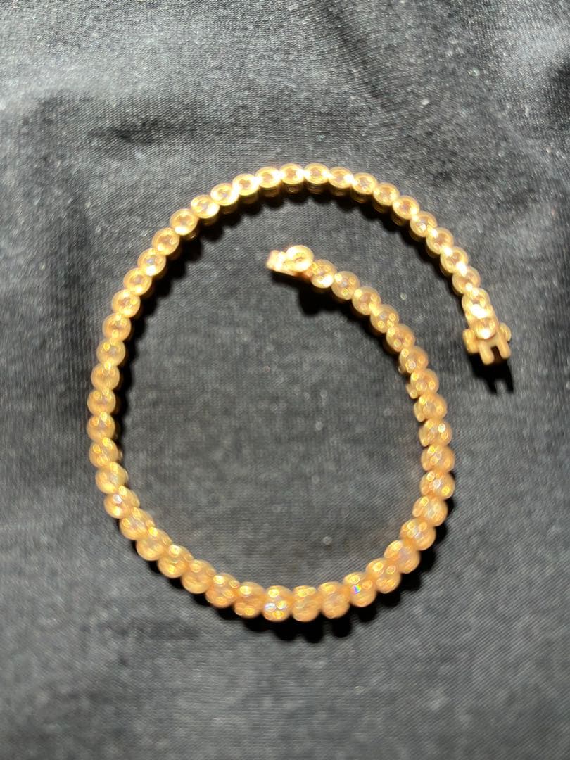 k18 テニスブレスレット　ダイヤ　7.92〜7.95g 1.0カラット